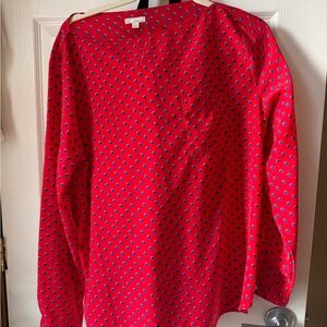GAP Red Top with Blue and Pink Dots